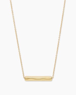 Bespoke Bar Adjustable Necklace (gold)