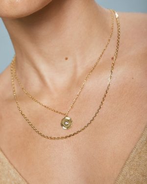 Birthstone Coin Necklace