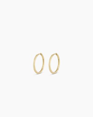 14k Gold Classic Huggies