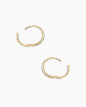 14k Gold Classic Huggies