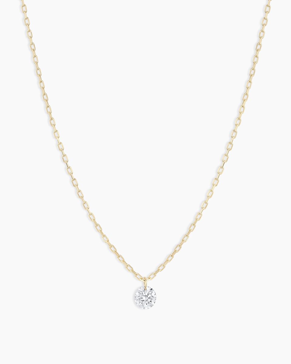 Floating Diamond Necklace