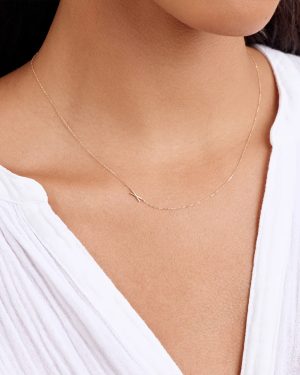 14k Gold Alphabet Necklace