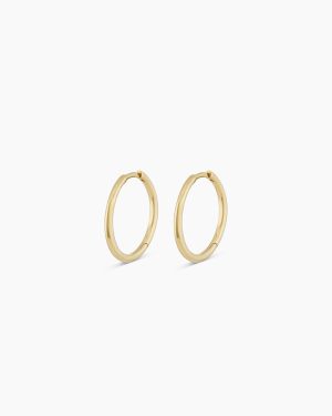 14k Gold Classic Huggies