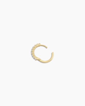 Diamond Pavé Single Huggie