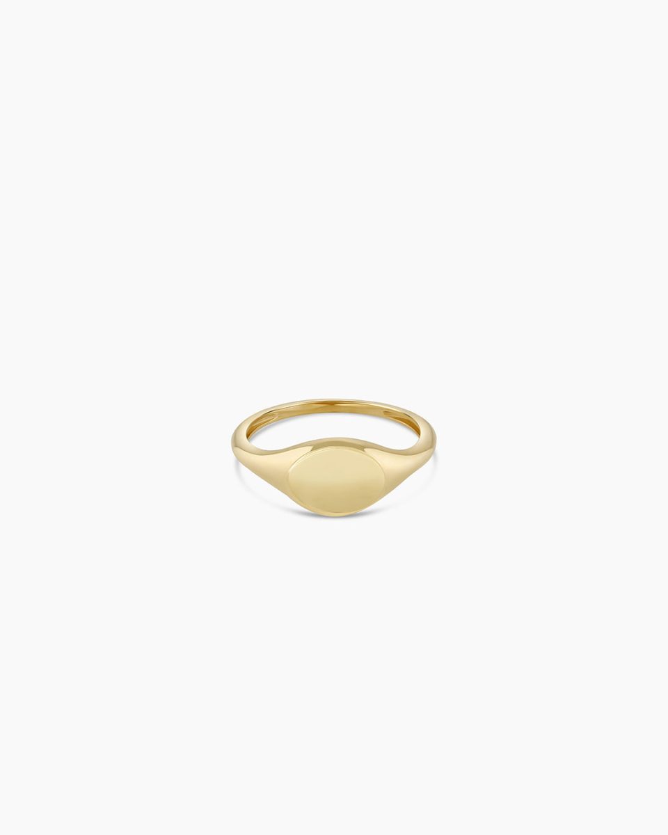 14k Gold Bespoke Signet Ring