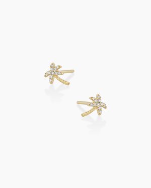 Diamond Palm Studs