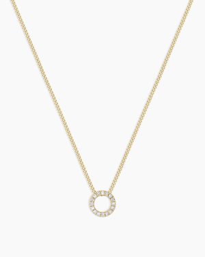 Diamond Alphabet Necklace
