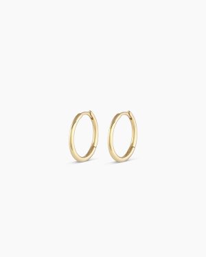 14k Gold Classic Huggies