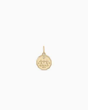 Diamond Zodiac Coin Charm