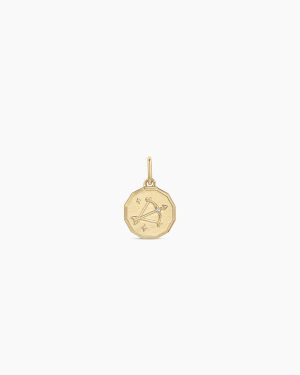 Diamond Zodiac Coin Charm