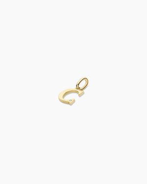 Diamond Vintage Alphabet Charm