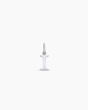 Diamond Vintage Alphabet Charm