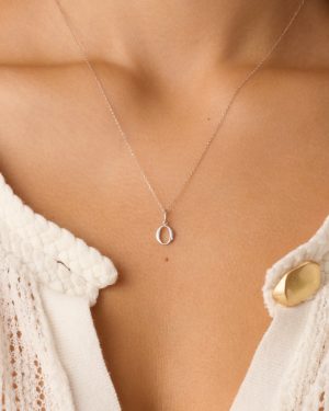 Diamond Vintage Alphabet Charm