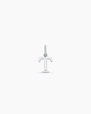Diamond Vintage Alphabet Charm