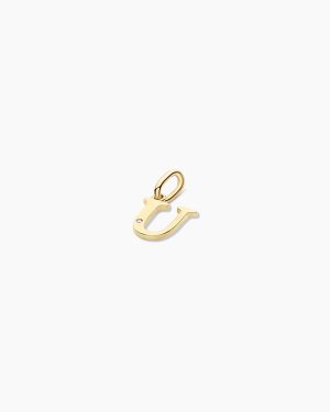 Diamond Vintage Alphabet Charm