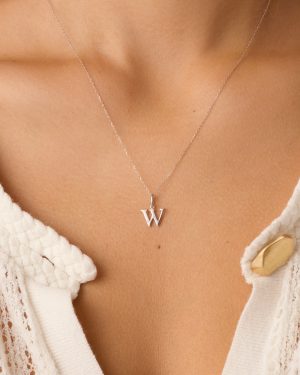 Diamond Vintage Alphabet Charm