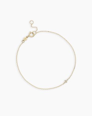 Diamond Cross Bracelet