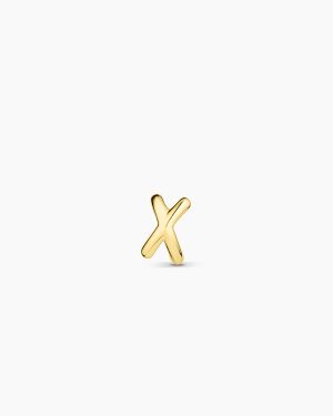 Alphabet Single Huggie