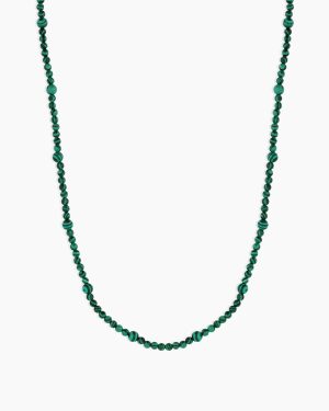 Power Gemstone Long Beaded Necklace