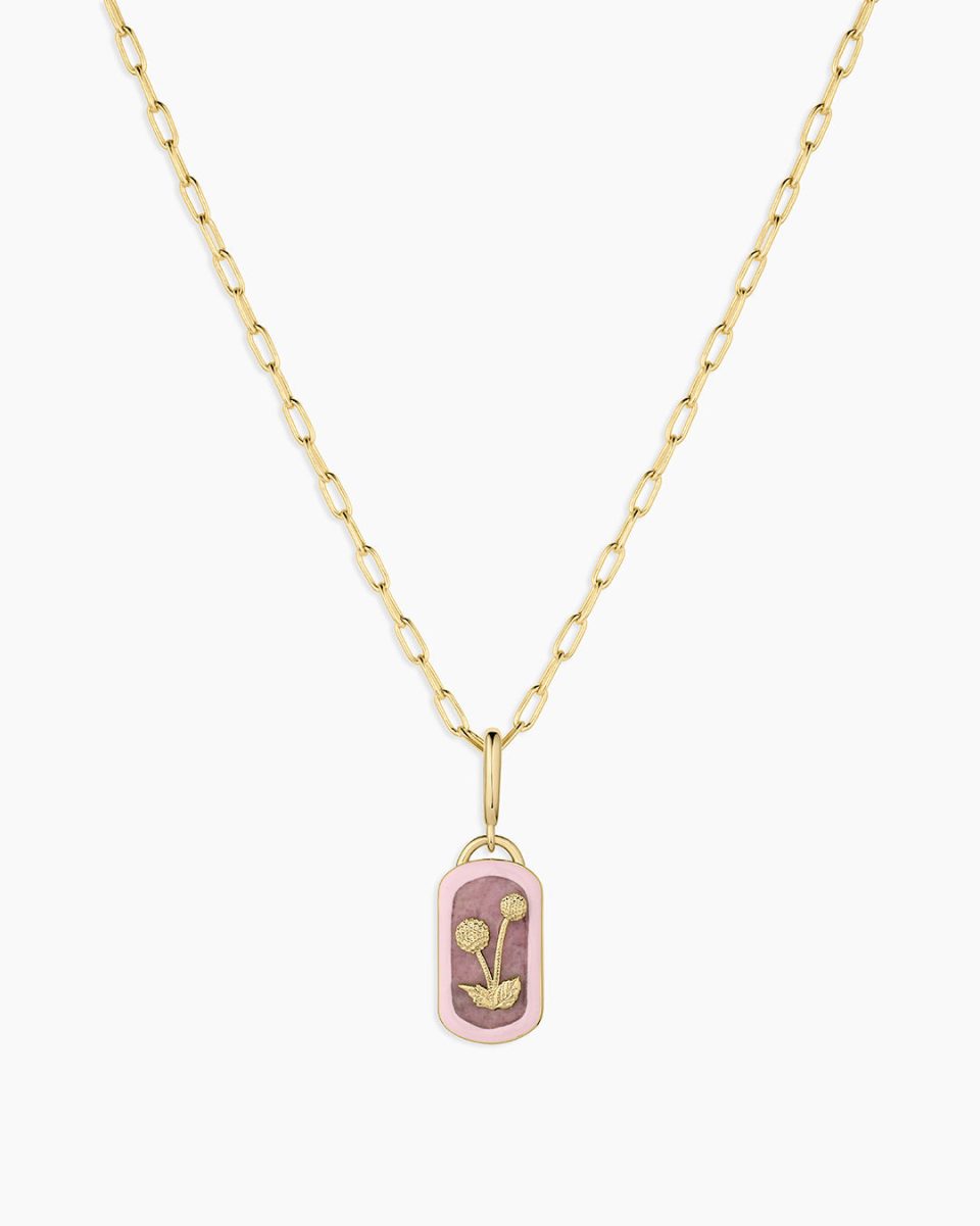 Power Gemstone Parker Charm Necklace Compassion