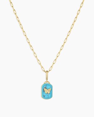 Power Gemstone Parker Charm Necklace Healing