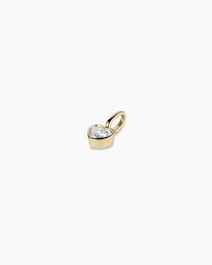 Lab Grown Diamond Heart Charm