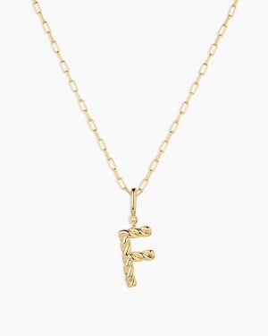 Crew Alphabet Statement Charm Necklace