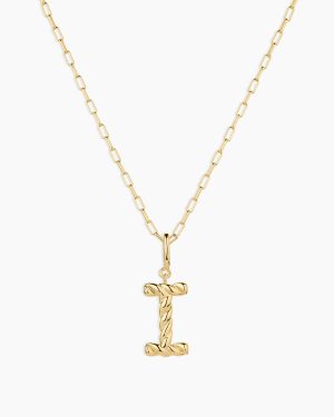 Crew Alphabet Statement Charm Necklace