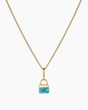 Padlock Parker Charm Necklace