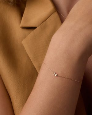 Diamond Bond Butterfly Bracelet