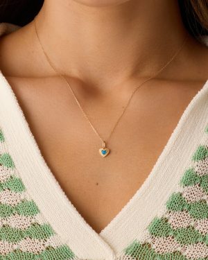 14k Gold It’s a Boy Charm Necklace