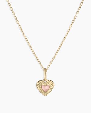 14k Gold It’s a Girl Charm Necklace