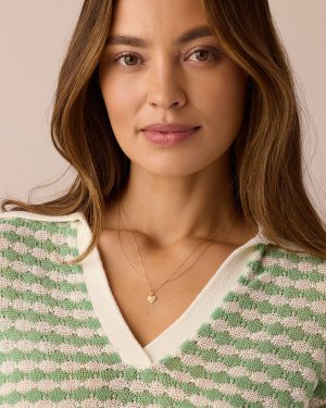 14k Gold It’s a Girl Charm Necklace