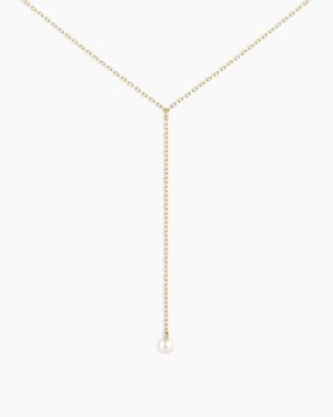 Pearl Lariat Necklace