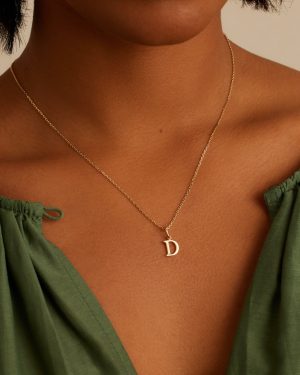 Diamond Vintage Alphabet Charm