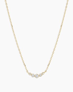 Elle Diamond Cluster Necklace