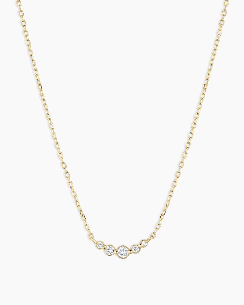 Elle Diamond Cluster Necklace