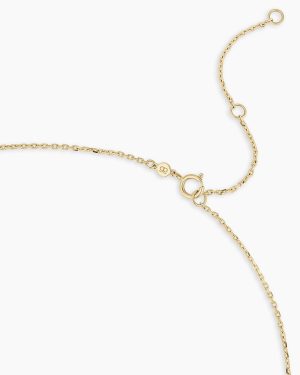 Diamond Vintage Alphabet Charm Necklace