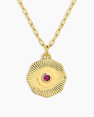 Birthstone Coin Necklace