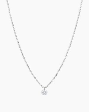 Floating Diamond Necklace